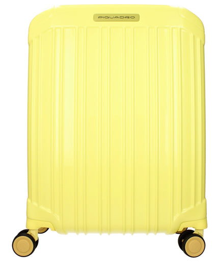 Piquadro Yellow Polycarbonate Luggage And Travel