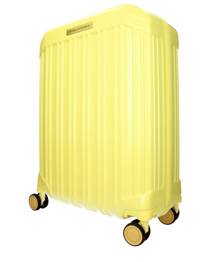 Piquadro Yellow Polycarbonate Luggage And Travel
