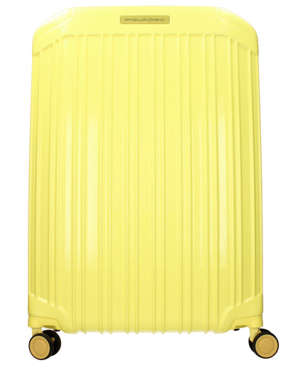 Piquadro Yellow Polycarbonate Luggage And Travel