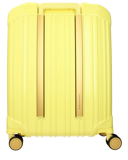 Piquadro Yellow Polycarbonate Luggage And Travel
