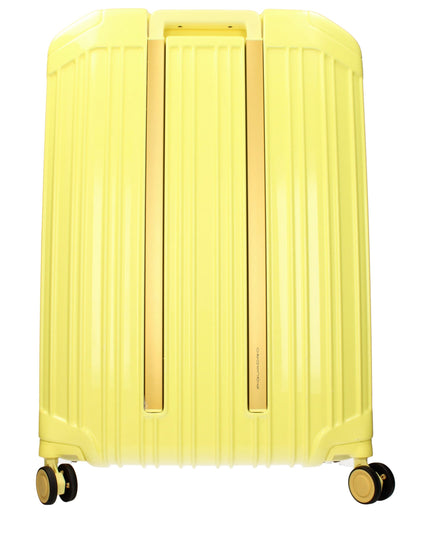 Piquadro Yellow Polycarbonate Luggage And Travel