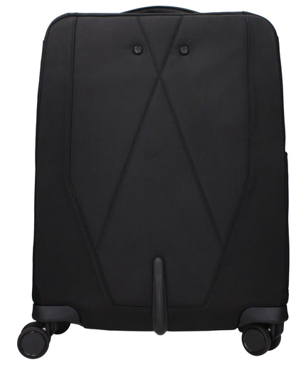 Piquadro Black Fabric Luggage And Travel
