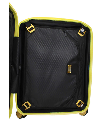 Piquadro Yellow Polycarbonate Luggage And Travel
