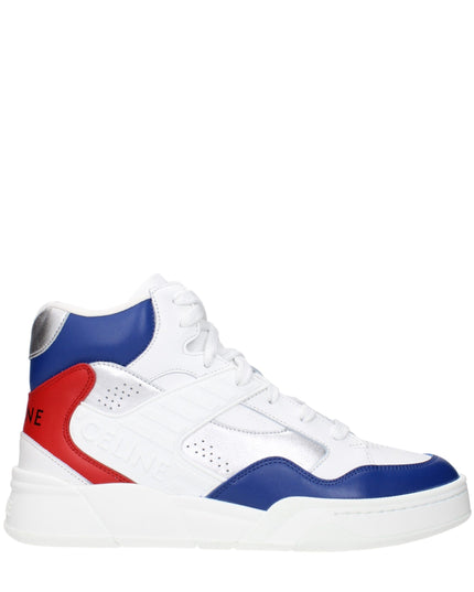 Celine White Leather Athletic Sneakers