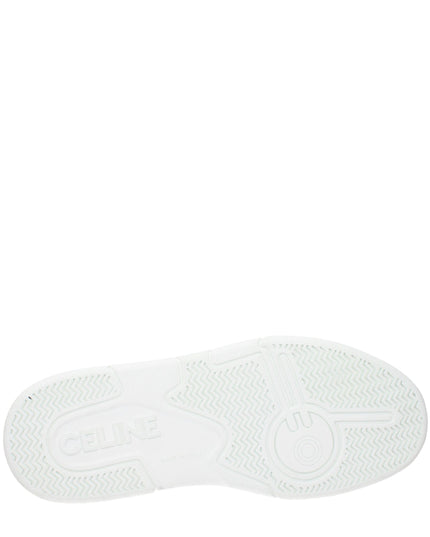 Celine White Leather Athletic Sneakers