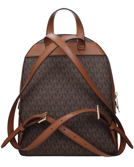 Michael Kors Brown Fabric Backpack