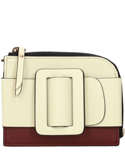 Boyy Beige Leather Cardholder