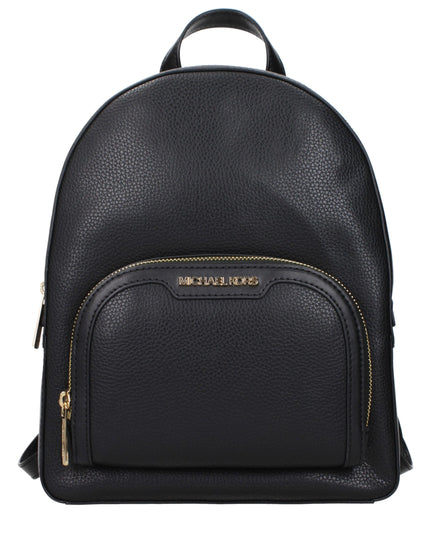 Michael Kors Black Leather Backpack