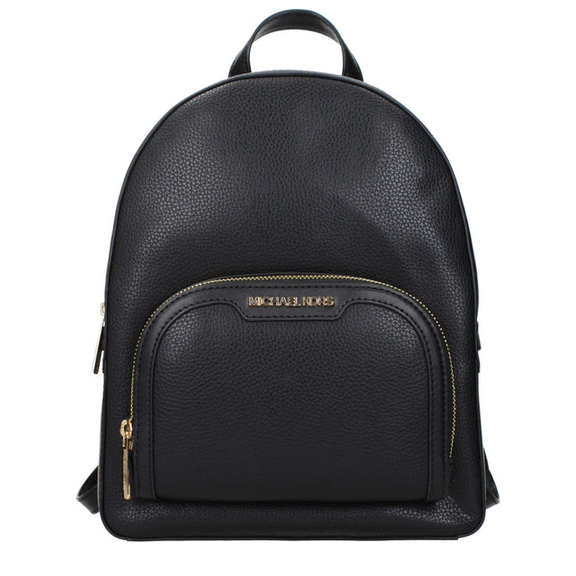 Michael Kors Black Leather Backpack