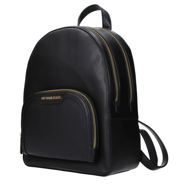 Michael Kors Black Leather Backpack