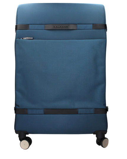 Piquadro Blue Fabric Luggage And Travel