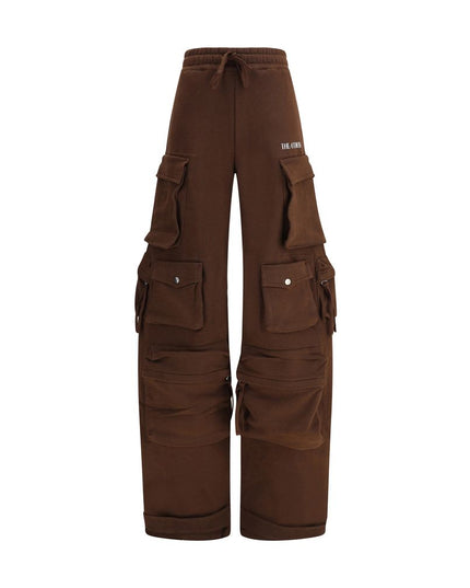 The Attico Brown Cotton Casual Pants