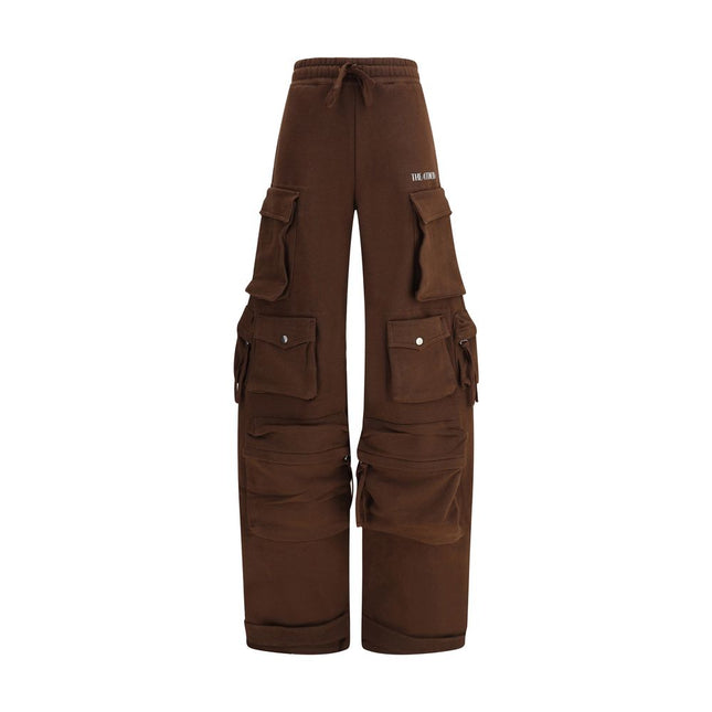 The Attico Brown Cotton Casual Pants
