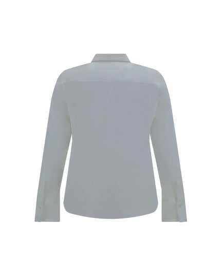 Brunello Cucinelli White Cotton Dress Shirt