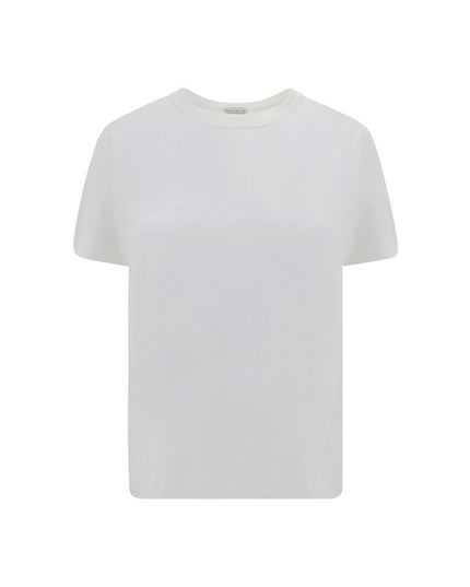 Brunello Cucinelli White Cotton T-Shirt