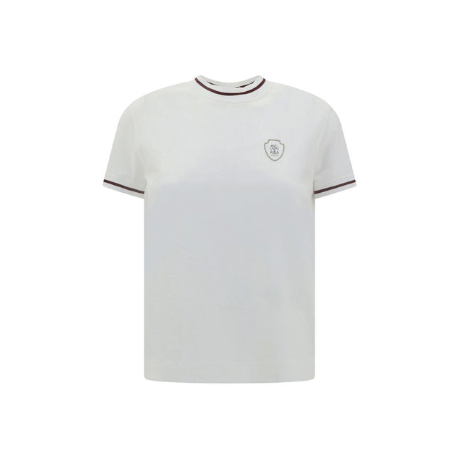 Brunello Cucinelli White Cotton T-Shirt