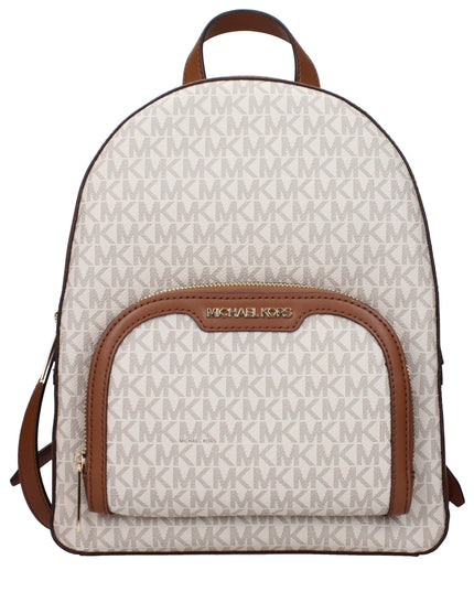 Michael Kors Beige Fabric Backpack