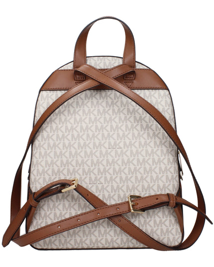 Michael Kors Beige Fabric Backpack