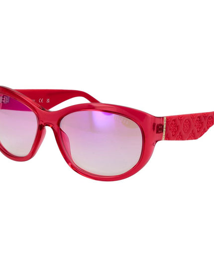 Guess Pink Stainless Steel Sunglasses
