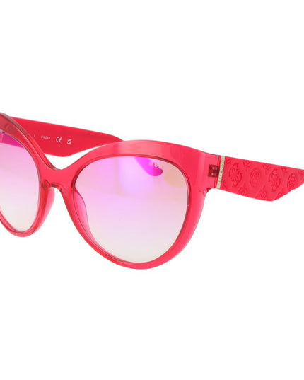 Guess Pink Stainless Steel Sunglasses