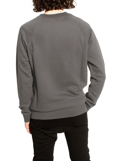Balmain Gray Cotton Men Sweater