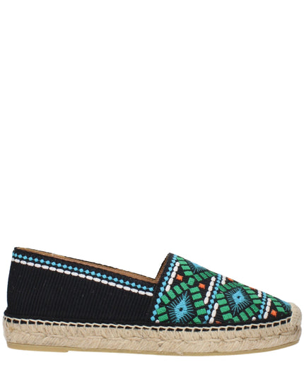 Prada Black Fabric Espadrilles