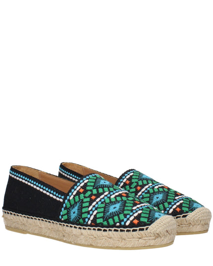 Prada Black Fabric Espadrilles