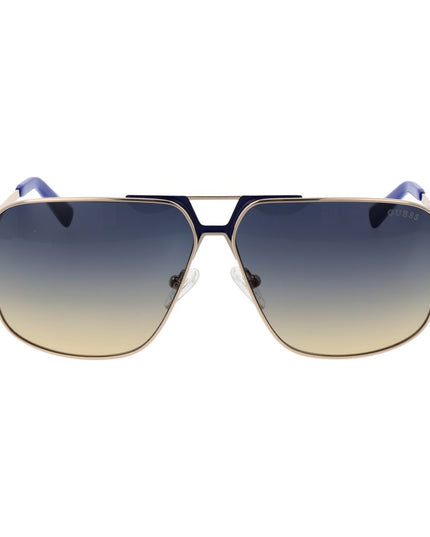 Guess Silver Men Sunglass