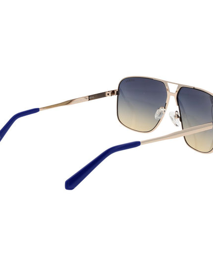 Guess Silver Men Sunglass