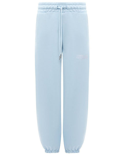 Comme Des Fuckdown Blue Cotton Women Sweatpant