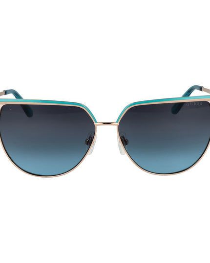 Guess Gold Metal Sunglasses