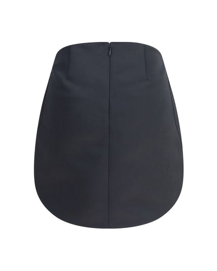 Courrèges Black Polyester Mini Skirt