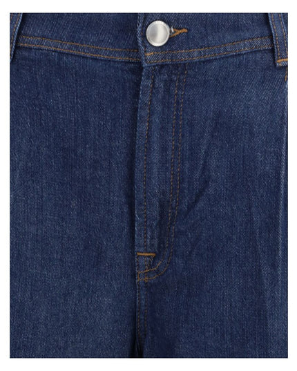 7FOR Blue Modal Jeans Denim