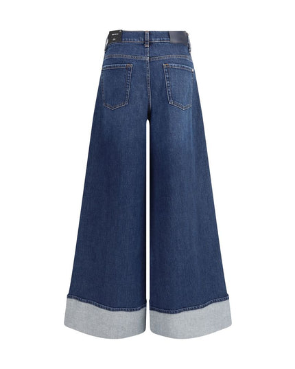 7FOR Blue Cotton Jeans Denim