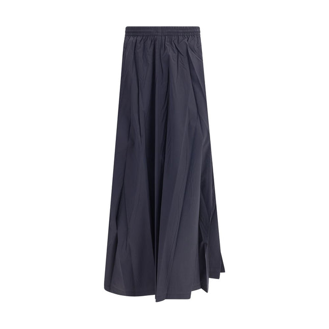 Balenciaga Blue Polyester Long Skirt