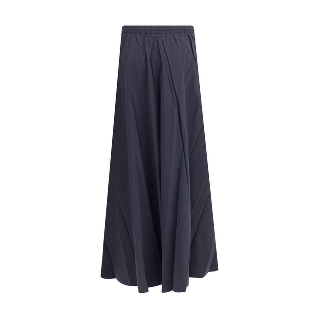 Balenciaga Blue Polyester Long Skirt
