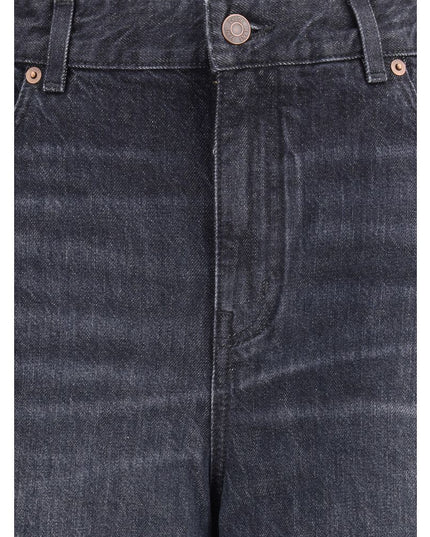 Chloé Black Cotton Flared Jeans