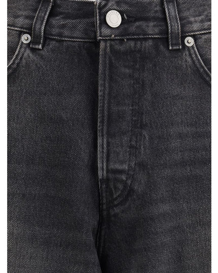 Haikure Black Cotton Relaxed Fit Jeans