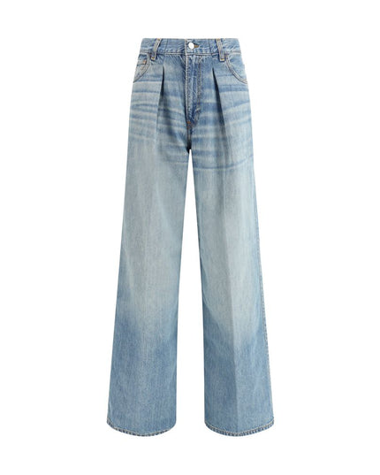 Haikure Light Blue Cotton Jeans Denim