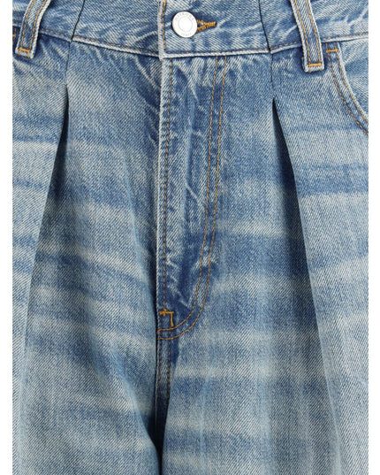 Haikure Light Blue Cotton Jeans Denim