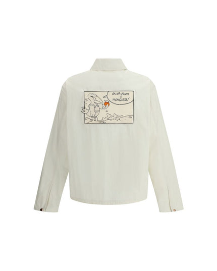 Moncler x Donald Glover White Cotton Coat