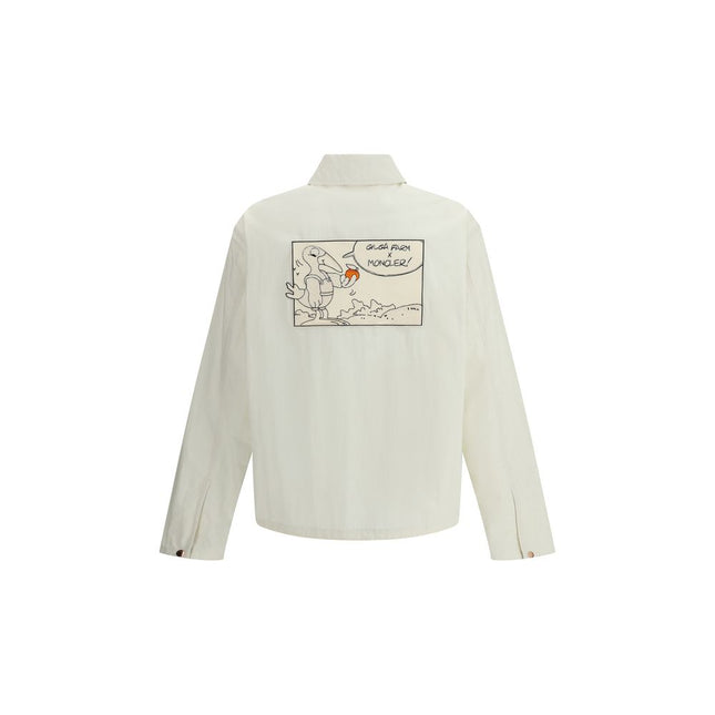 Moncler x Donald Glover White Cotton Coat