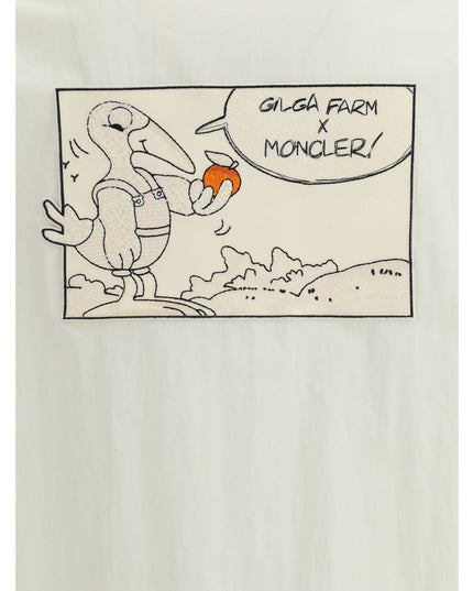 Moncler x Donald Glover White Cotton Coat