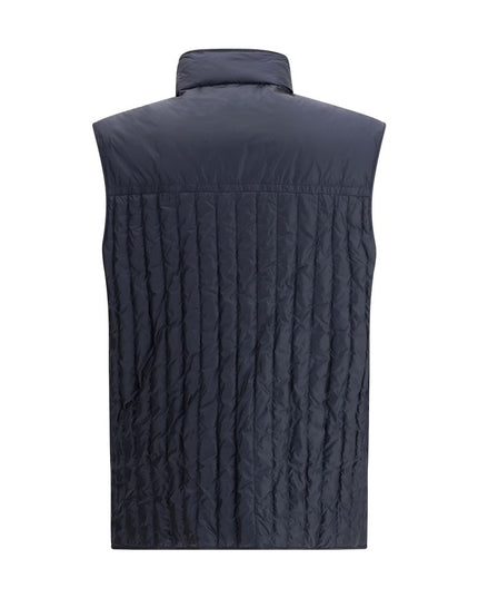 Moncler x Donald Glover Blue Polyamide Sleveless Jacket