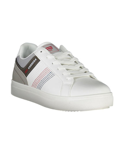 Carrera White Polyester Sneaker