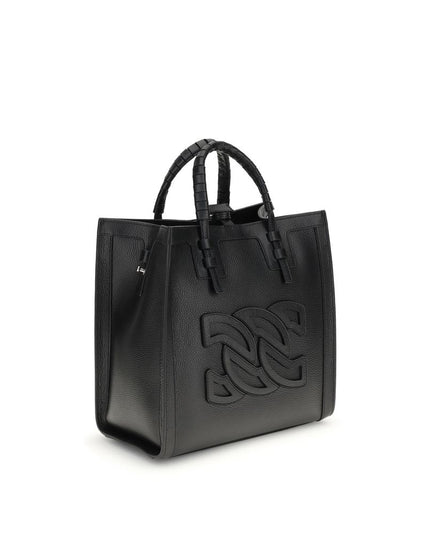 Casadei Black Calf Leather Bos Taurus Shoulder Bag