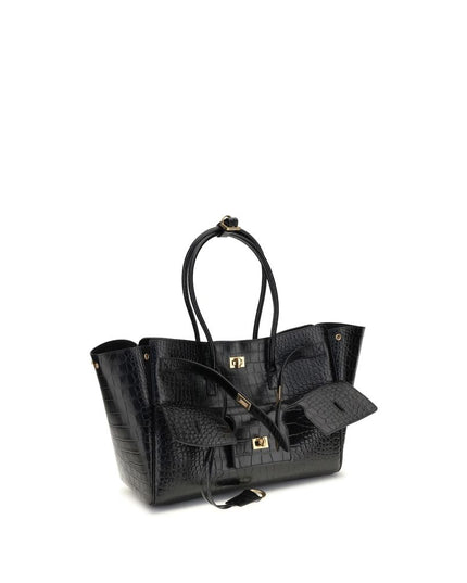 Balenciaga Black Calf Leather Bos Taurus Shoulder Bag