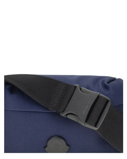 Moncler Blue Nylon Clutch Bag