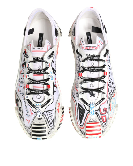 Dolce & Gabbana Multicolor Low Top NS1 Men Sneakers Shoes