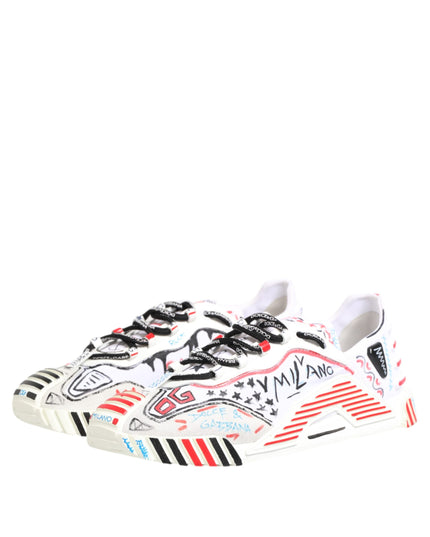 Dolce & Gabbana Multicolor Low Top NS1 Men Sneakers Shoes